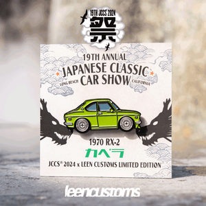 JCCS® 2024 x Leen Customs Exclusive Pins Skyline R32 AE86 Coroola Hachiroku  RX2 Civic