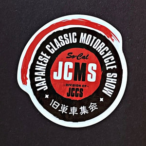 Sticker #08 JCMS "Japanese Classic Motorcycle Show" Original Round Sticker